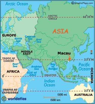 地図makow中国