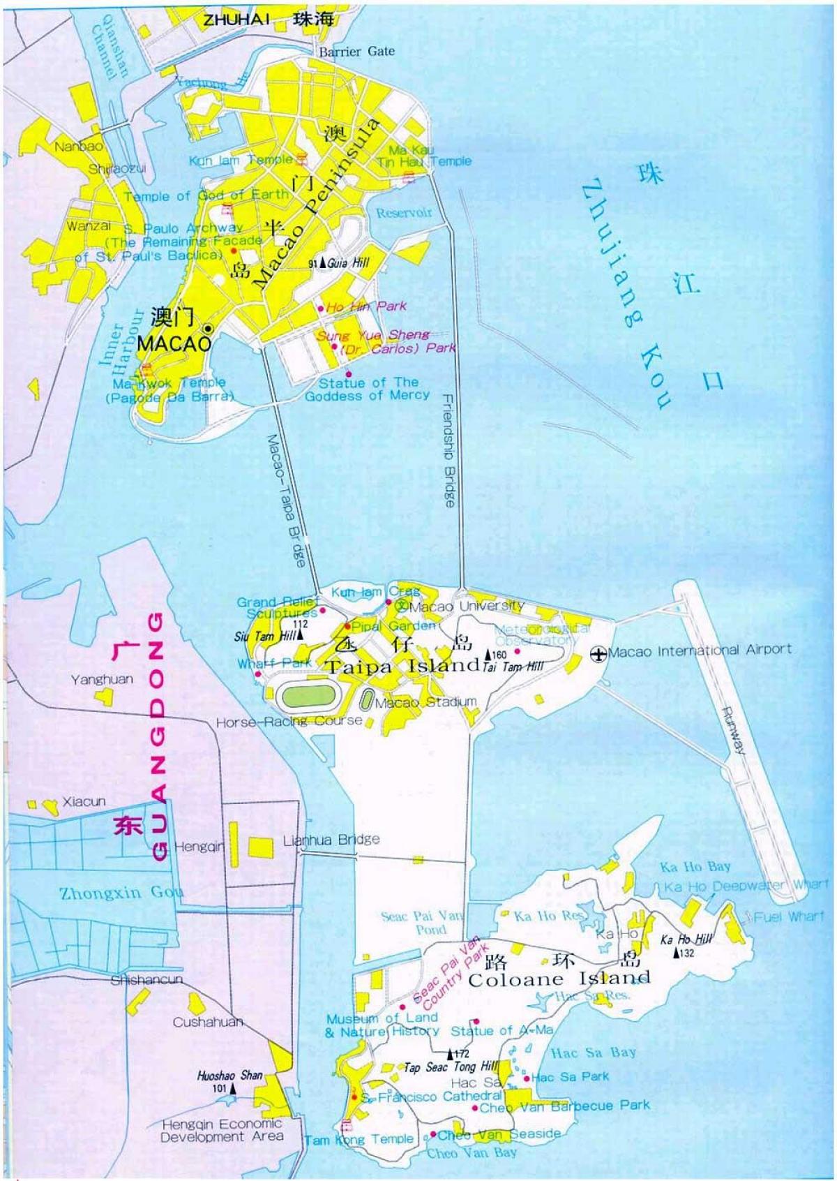 地図のマカオ市